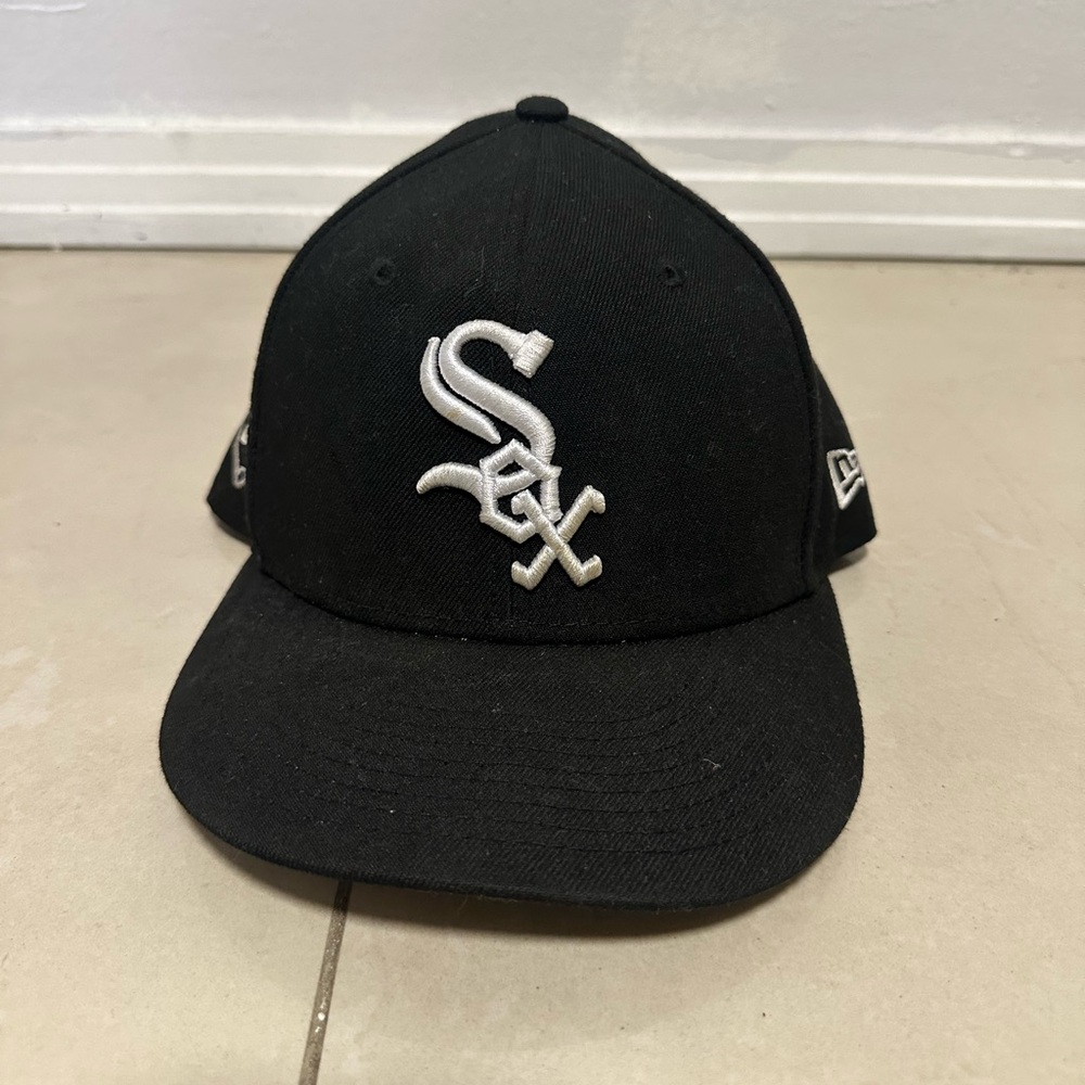 New Era Black Cap with White Details
